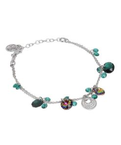 Donna Boccadamo | Bracciale Donna Boccadamo Armonia Svarovski Verdi Con Zirconi Br518