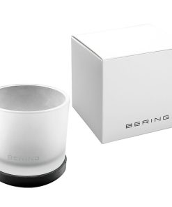 Donna Bering | Bracciale Donna Bering Artic Glow Acciaio Ceramica Nera 607-6117-180