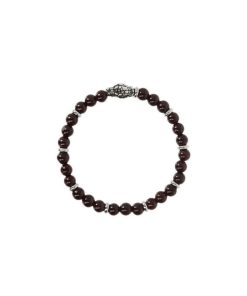 Uomo Albert M. | Bracciale Uomo Argento Albert M. Mistero Serpente Granato Wsox00210.Grn