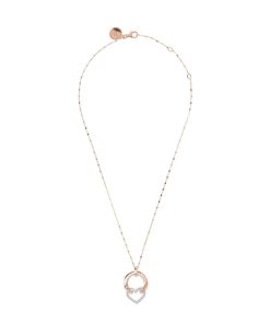 Donna Bronzallure Milano | Collana Donna Bronzallure Milano Golden Rose Altissima Cuore Wsbz01868.W