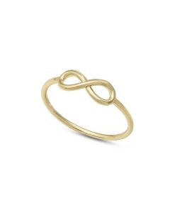 Donna Ambrosia Gioielli | Anello Donna Oro Giallo Ambrosia Gioielli Infinito Aaz112