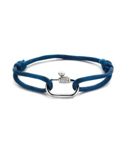 Donna Ti Sento Milano | Bracciale Donna Argento Sterling Ti Sento Milano Cordoncino Blu 2964Db