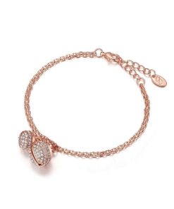 Donna Luca Barra Gioielli | Bracciale Chiama Angeli Donna Luca Barra Gioielli Janis Acciaio Rose Bk1088