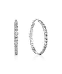 Donna Ania Haie | Orecchini Cerchi Donna Argento Sterling Ania Haie Chain Reaction E021-06H