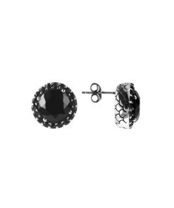 Donna Albert M. | Orecchini Da Donna Argento Albert M. Mistero Black Spinel Wsox00004Bs