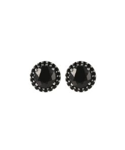 Donna Albert M. | Orecchini Da Donna Argento Albert M. Mistero Black Spinel Wsox00004Bs