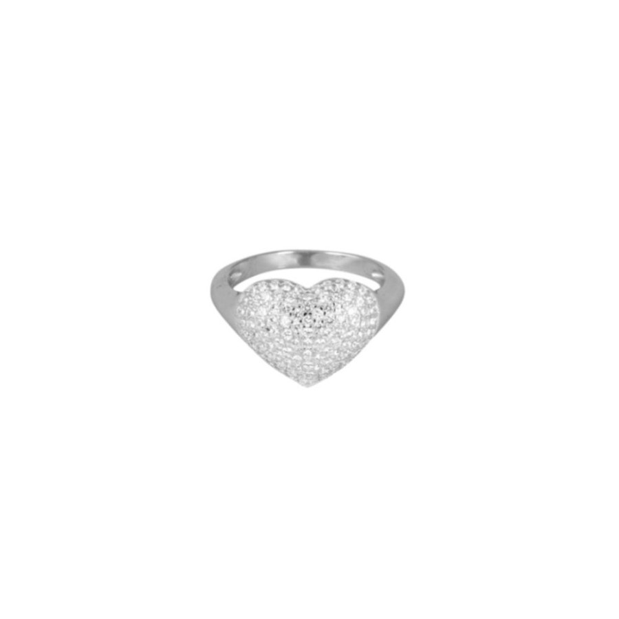 Donna Osa Jewels | Anello Donna Argento Osa Jewels Cuore Zirconi 9947