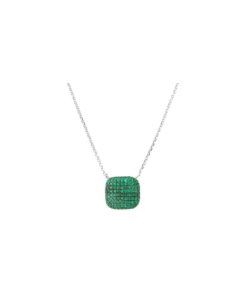 Donna Osa Jewels | Collana Donna Argento Osa Jewels Kelly Zirconi Verde 9942