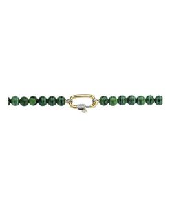 Donna Ti Sento Milano | Collana Girocollo Donna Argento Sterling Ti Sento Milano Malachite 3967Ma