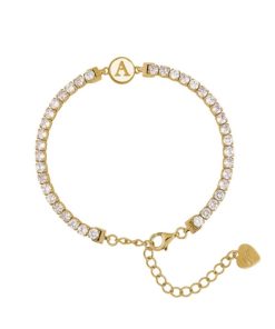 Donna Osa Jewels | Bracciale Tennis Donna Argento Osa Jewels Name Iniziale A-Z 7102