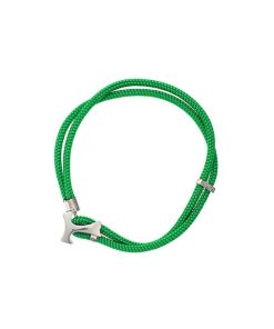 Uomo Agios | Bracciale Unisex Agios Vinculum Fidei Cordino Nautico Verde Agi 282/B-Ve