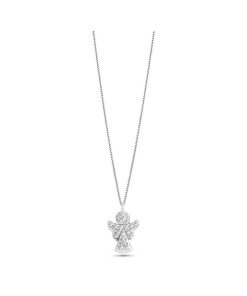 Donna Ambrosia | Collana Donna Oro Bianco Ambrosia Gioielli Angelo Zirconi Agz279