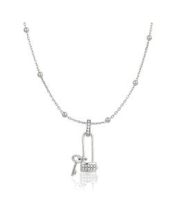 Donna Osa Jewels | Collana Donna Osa Jewels Keylove Lucchetto Chiave Small 9902