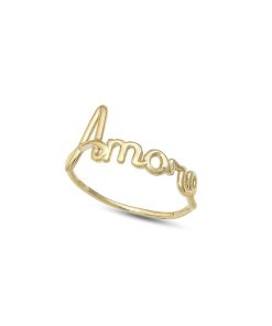 Donna Ambrosia Gioielli | Anello Donna Oro Giallo Ambrosia Gioielli Amore Aaz113