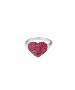 Donna Osa Jewels | Anello Donna Argento Osa Jewels Cuore Zirconi 9947R