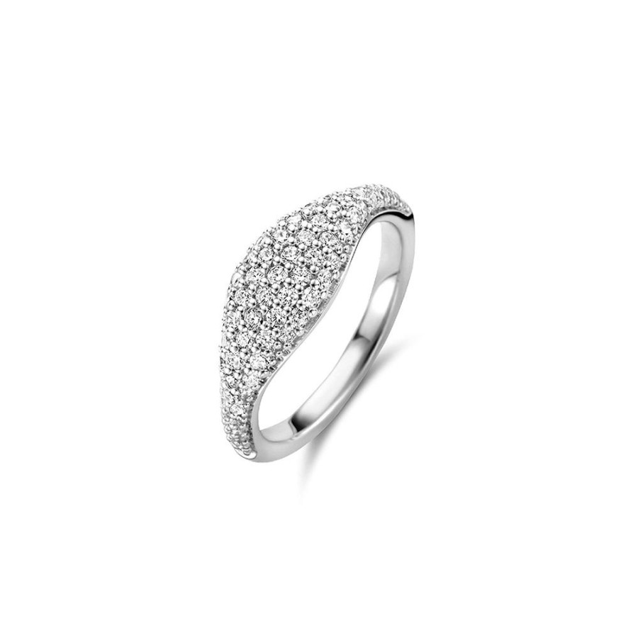 Donna Ti Sento Milano | Anello Chevalier Donna Argento Sterling Ti Sento Milano Zirconi 12223Zi