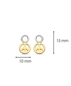 Donna Ti Sento Milano | Pendenti Ear Charm Donna Argento Sterling Ti Sento Milano Pace 9233Sy