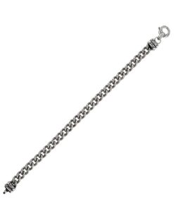 Uomo Albert M. | Bracciale Grumetta Uomo Argento Albert M. Mistero Wsox00175