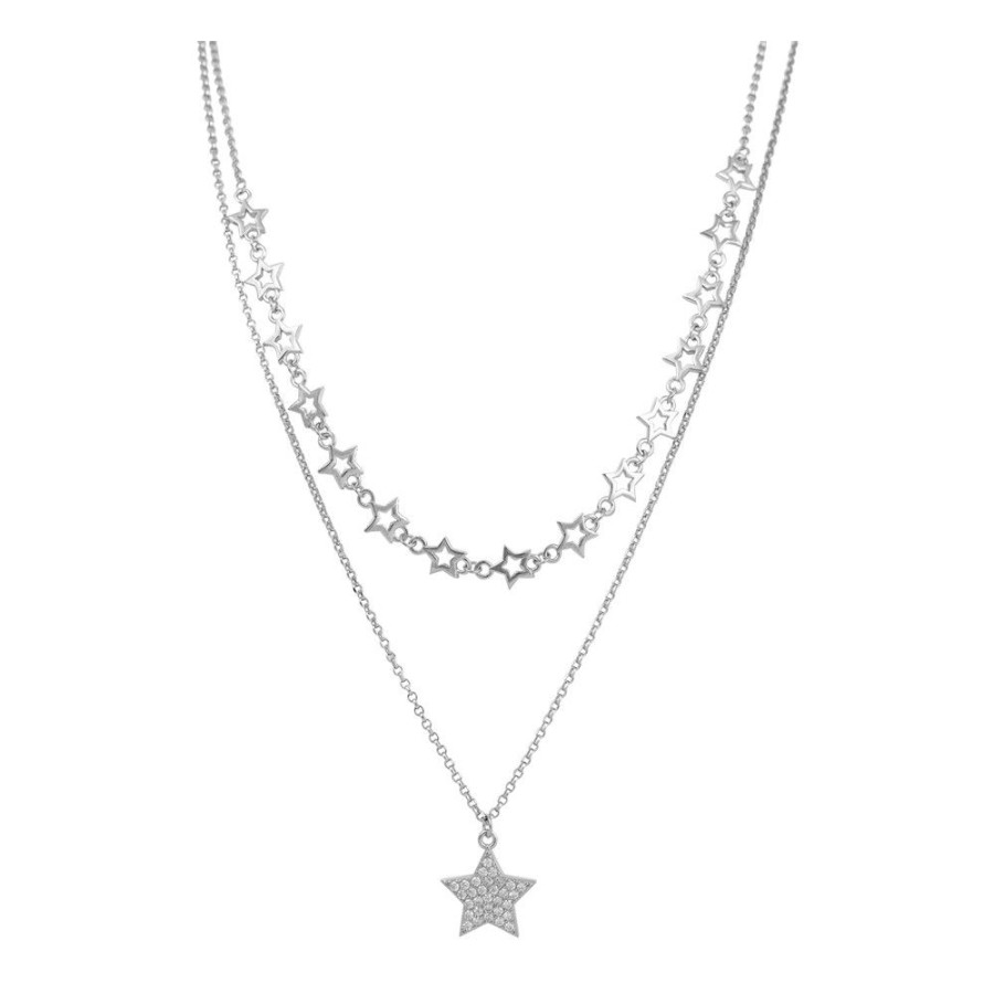 Donna Osa Jewels | Collana Multifilo Donna Argento Osa Jewels Mayrose Stelle 8051