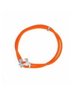 Uomo Agios | Bracciale Unisex Agios Vinculum Fidei Cordino Nautico Arancio Agi 282/B-Ar