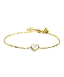 Donna Marlù Gioielli | Bracciale Donna Acciaio Marlu Gioielli Nel Mio Cuore Madreperla 15Br070G-W