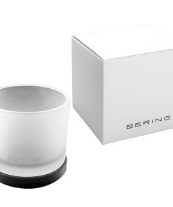 Donna Bering | Bracciale Donna Bering Artic Glow Acciaio Ceramica Bianca Orsetto 606-5331-180