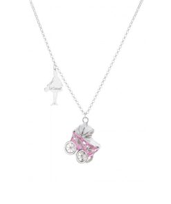 Donna Le Carose | Collana Donna Chiama Angeli Le Carose My Bebe Silver Rosa