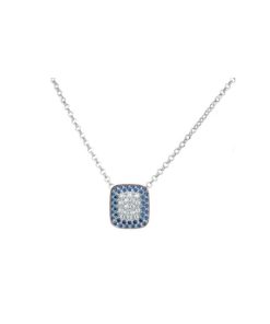 Donna Osa Jewels | Collana Donna Argento Osa Jewels Kelly Zirconi Blu 9933